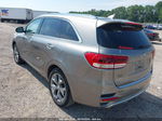 2018 Kia Sorento 3.3l Sx Silver vin: 5XYPK4A54JG381048