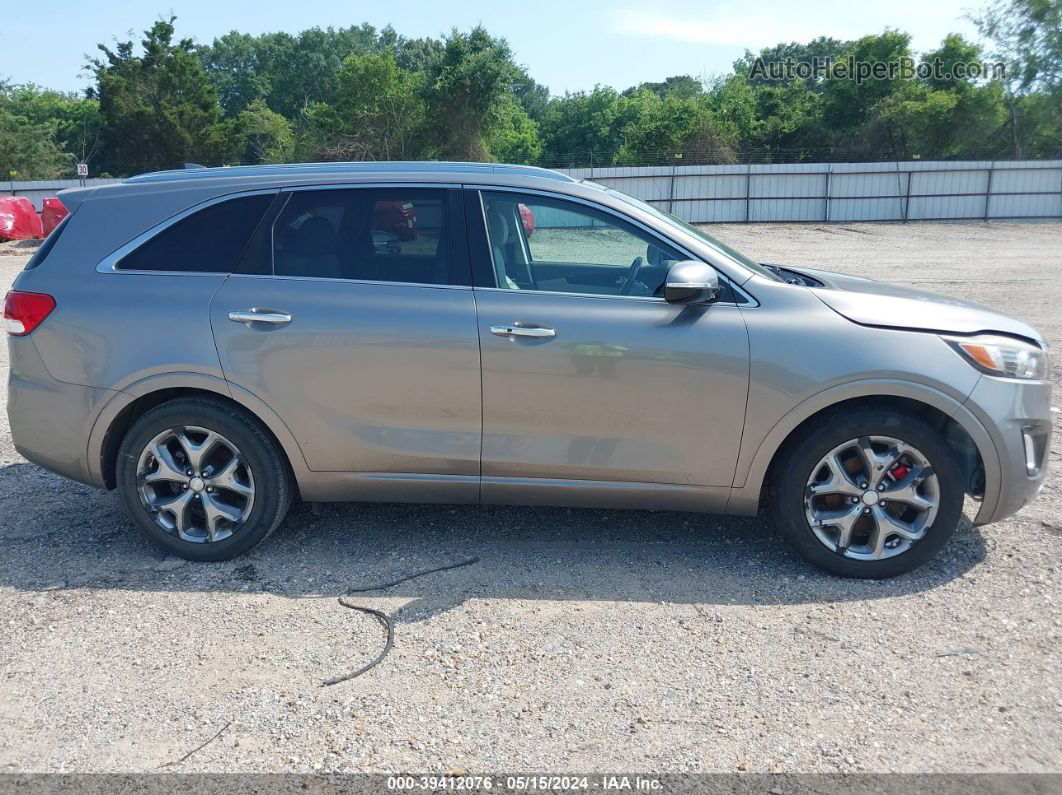 2018 Kia Sorento 3.3l Sx Silver vin: 5XYPK4A54JG381048