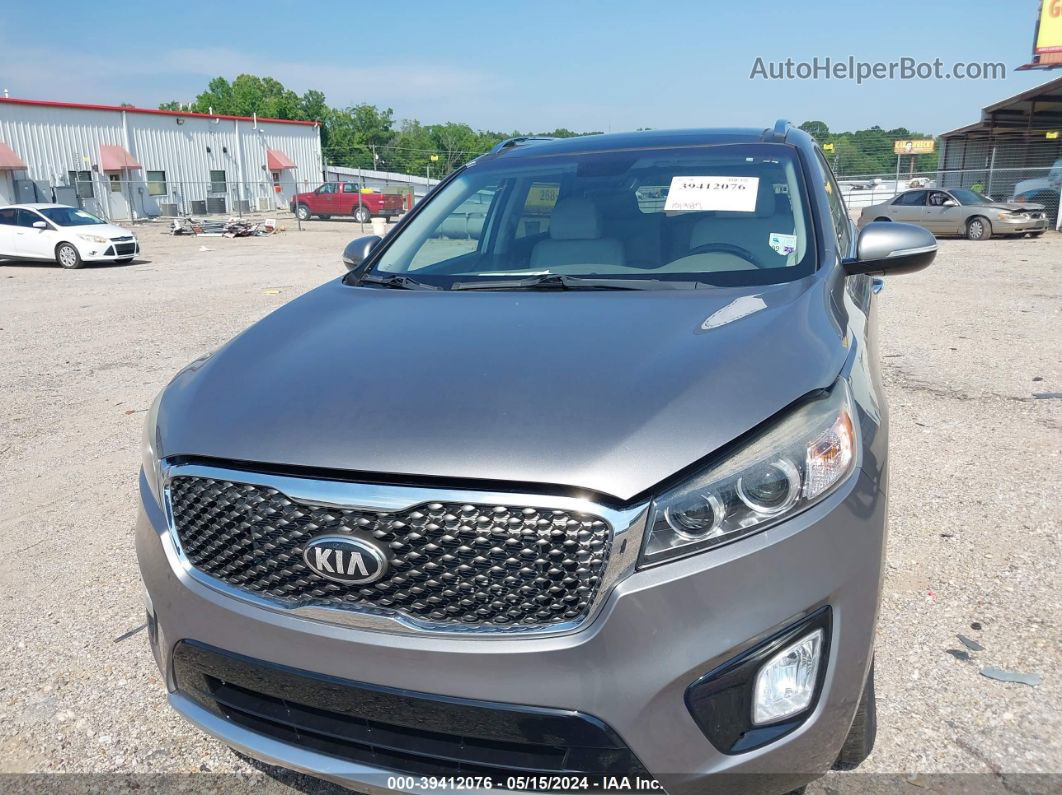 2018 Kia Sorento 3.3l Sx Silver vin: 5XYPK4A54JG381048