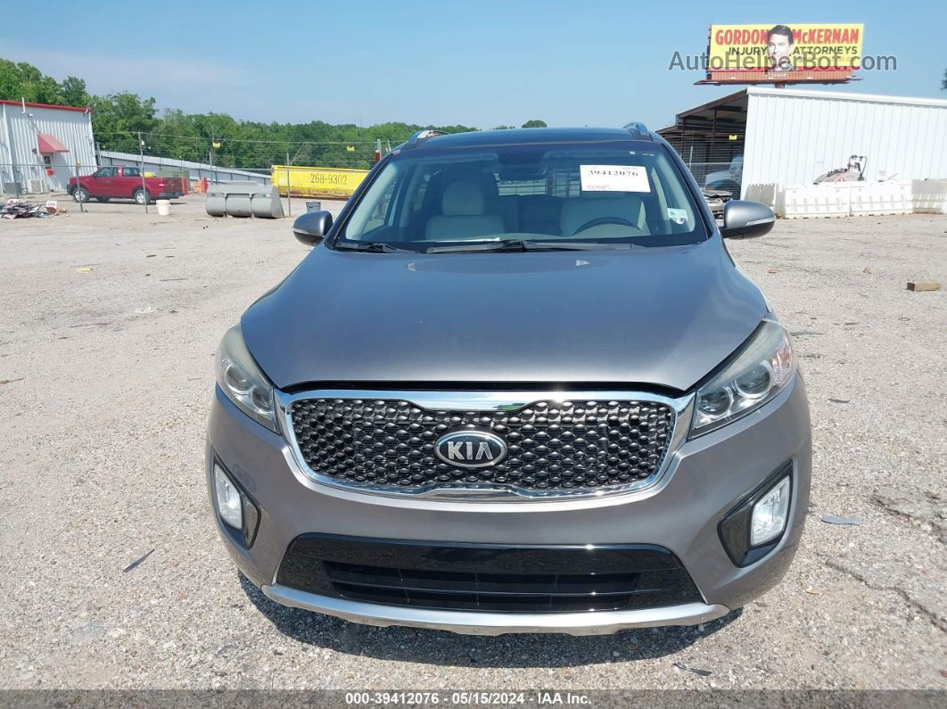 2018 Kia Sorento 3.3l Sx Silver vin: 5XYPK4A54JG381048