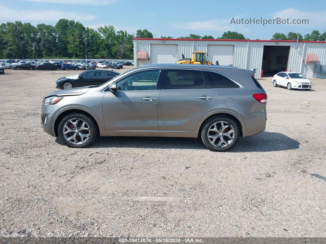 2018 Kia Sorento 3.3l Sx Silver vin: 5XYPK4A54JG381048