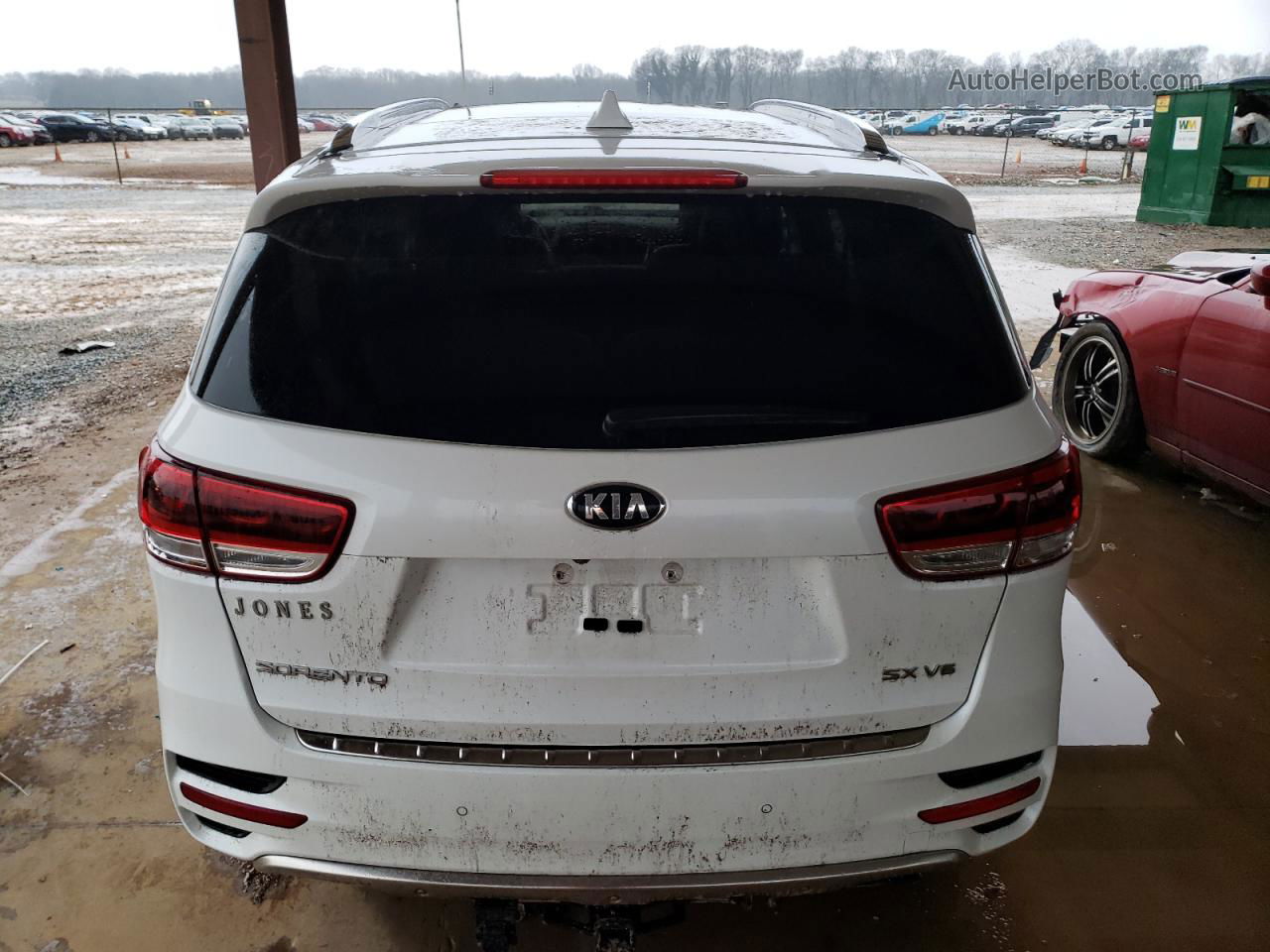 2017 Kia Sorento Sx White vin: 5XYPK4A55HG284533