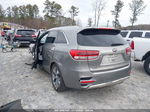 2018 Kia Sorento 3.3l Sx Gray vin: 5XYPK4A55JG377798