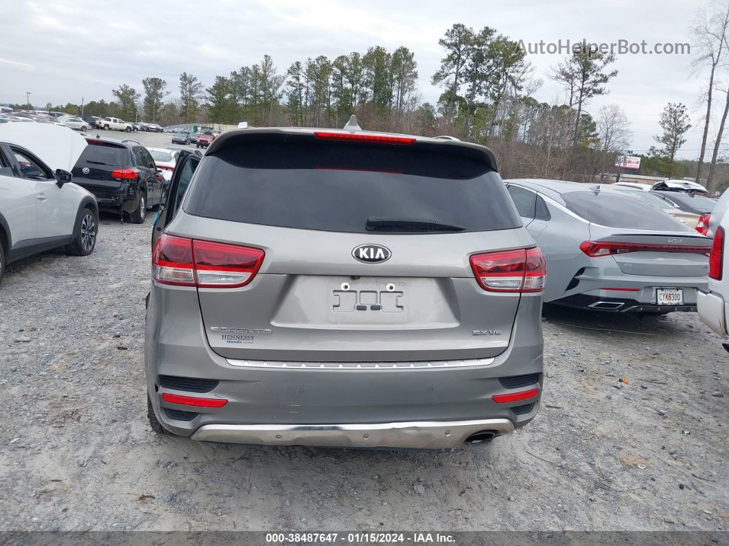 2018 Kia Sorento 3.3l Sx Gray vin: 5XYPK4A55JG377798