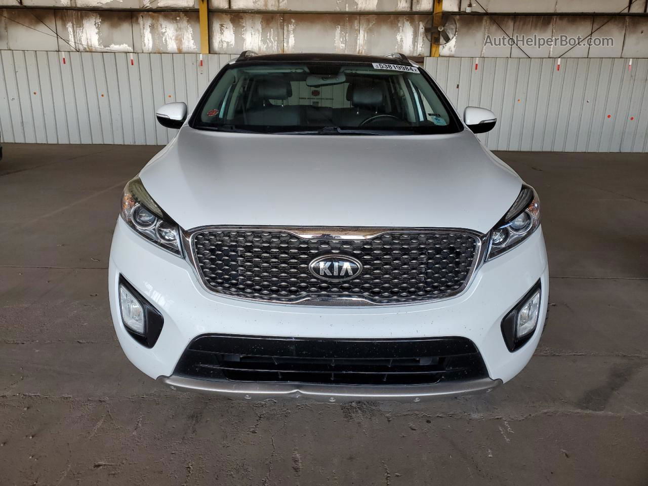 2018 Kia Sorento Sx Белый vin: 5XYPK4A55JG381804