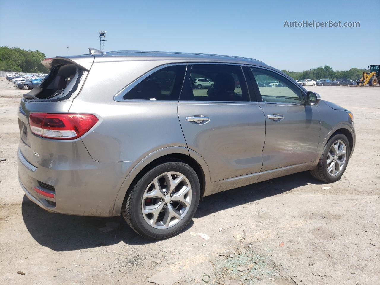 2017 Kia Sorento Sx Silver vin: 5XYPK4A57HG282587