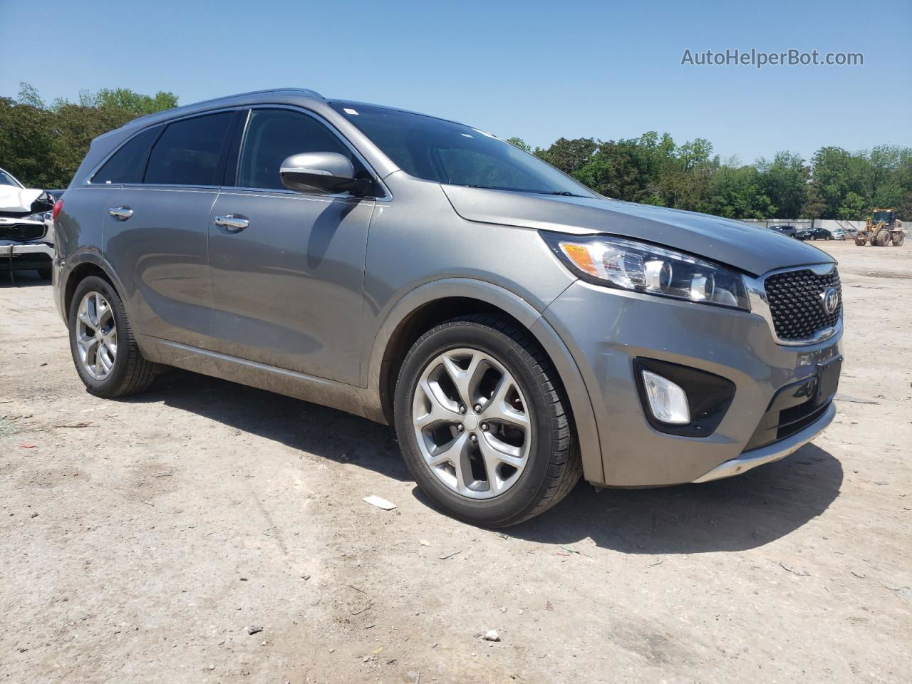 2017 Kia Sorento Sx Silver vin: 5XYPK4A57HG282587