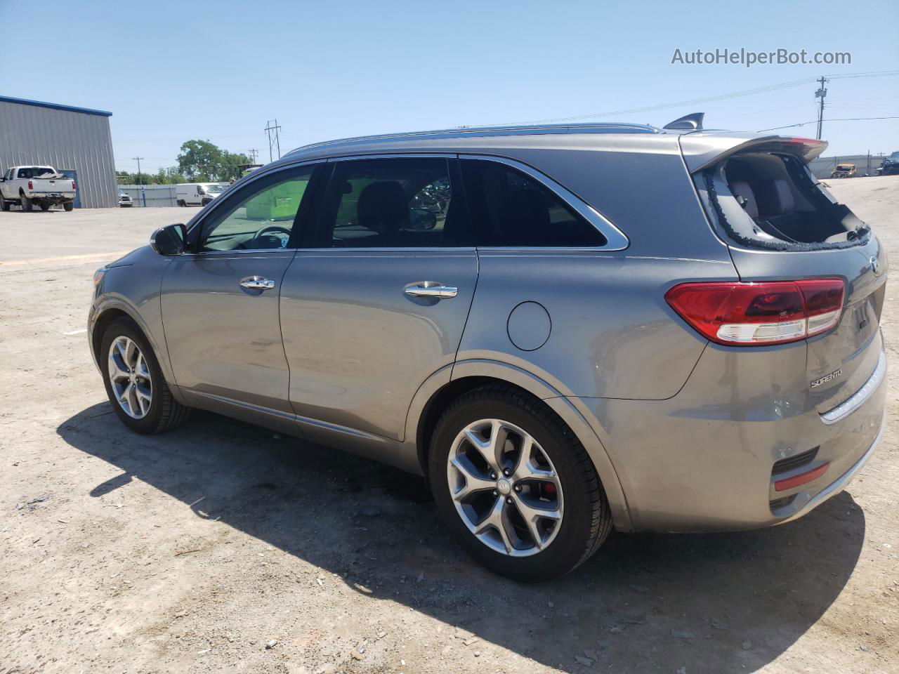 2017 Kia Sorento Sx Silver vin: 5XYPK4A57HG282587