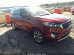 2018 Kia Sorento 3.3l Sx Красный vin: 5XYPK4A57JG370626