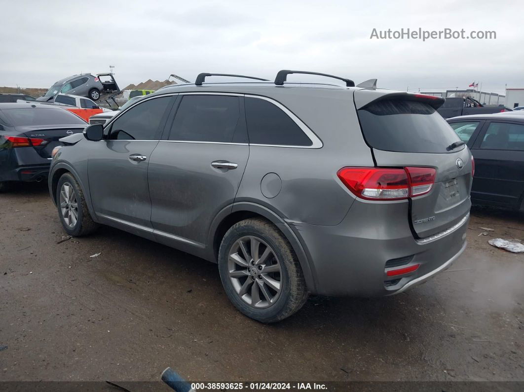 2018 Kia Sorento 3.3l Sxl Серый vin: 5XYPK4A58JG379447