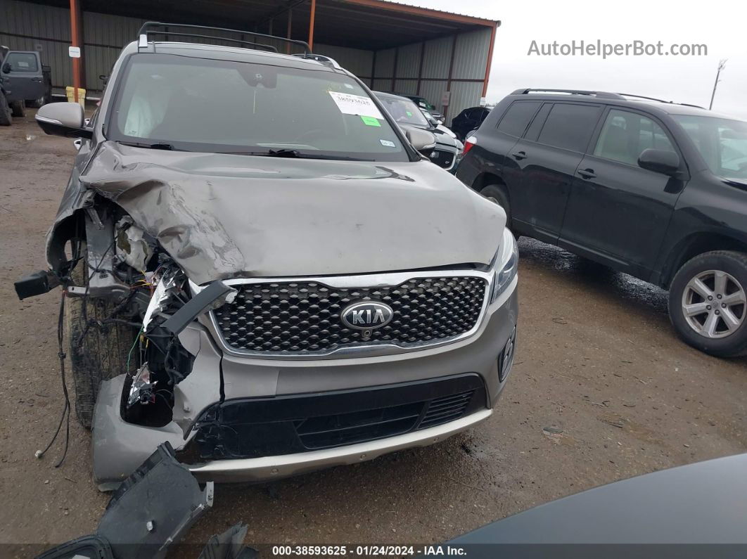 2018 Kia Sorento 3.3l Sxl Серый vin: 5XYPK4A58JG379447