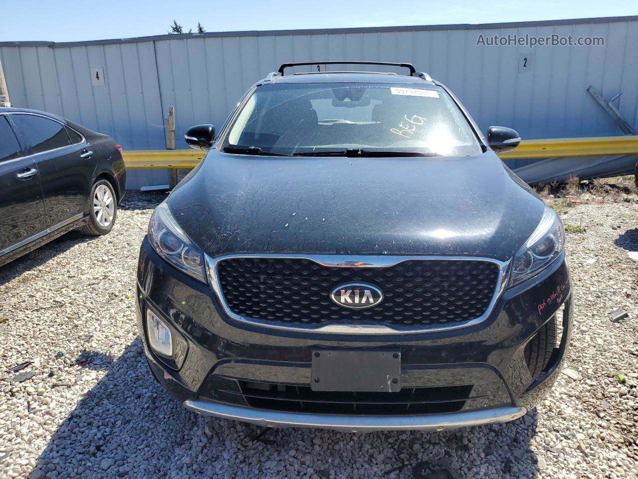 2017 Kia Sorento Sx Black vin: 5XYPK4A59HG328436