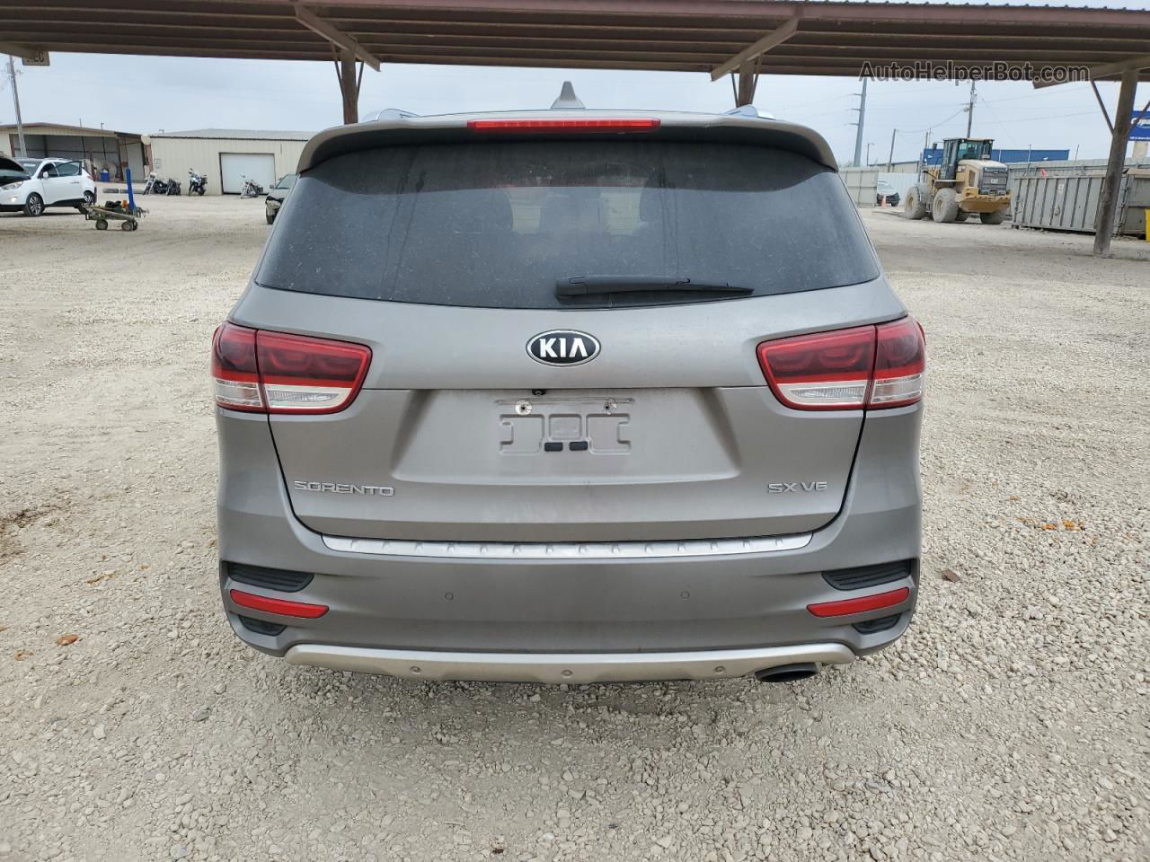 2018 Kia Sorento Sx Gray vin: 5XYPK4A59JG369462