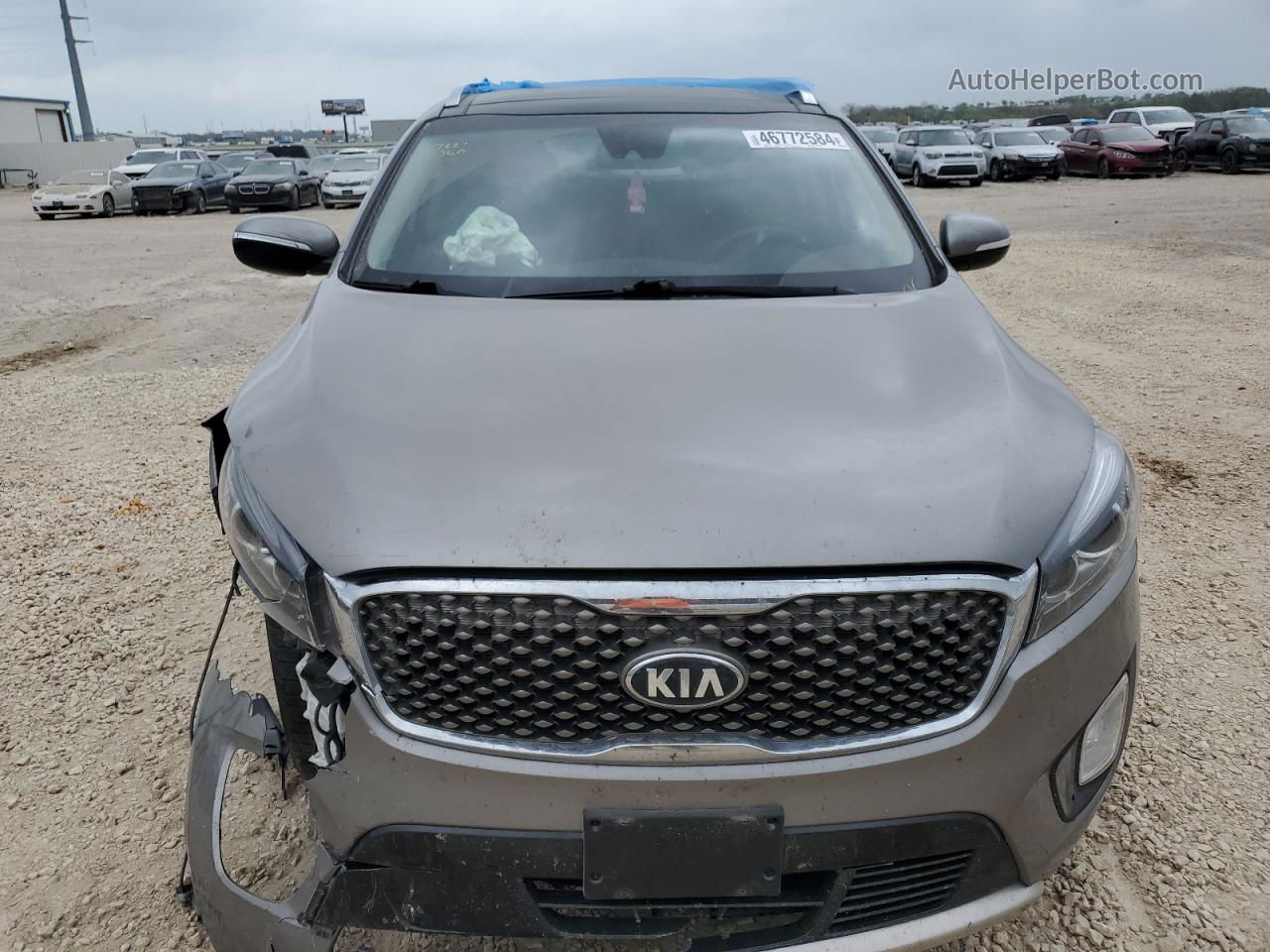 2018 Kia Sorento Sx Gray vin: 5XYPK4A59JG369462