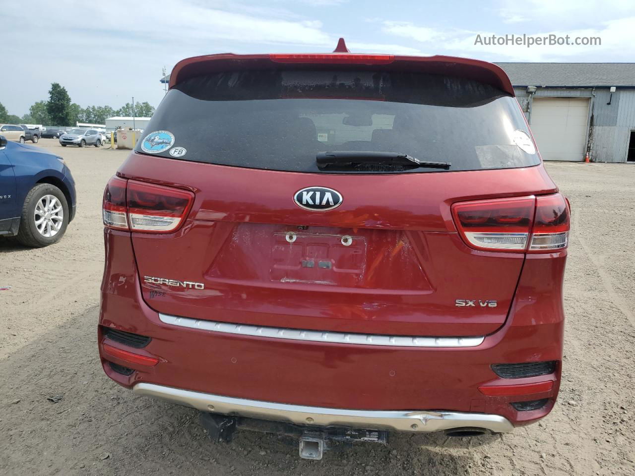 2017 Kia Sorento Sx Red vin: 5XYPKDA50HG208153