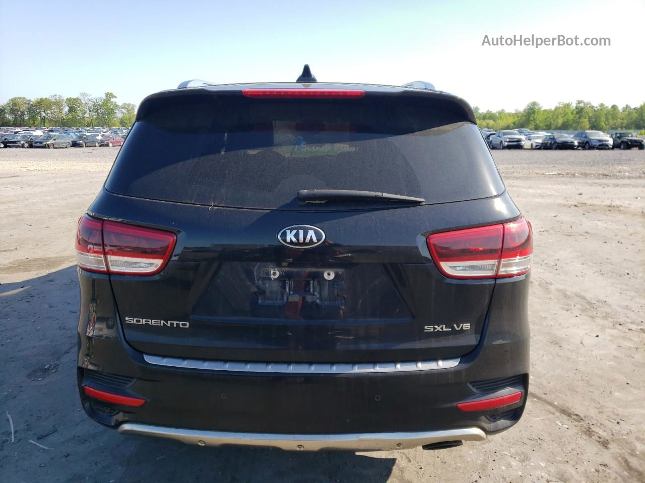 2018 Kia Sorento Sx Черный vin: 5XYPKDA50JG400632