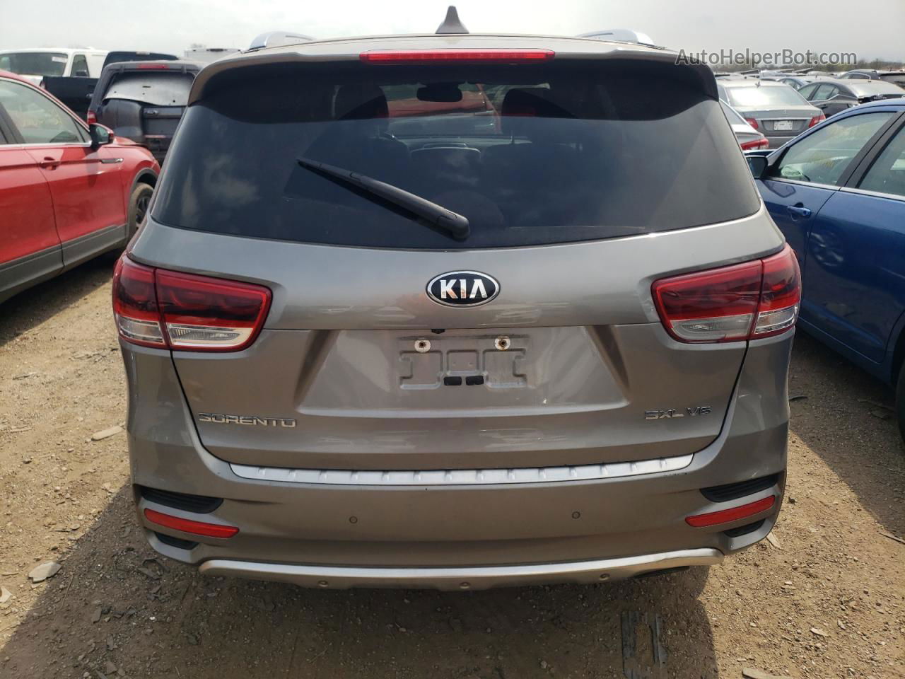 2017 Kia Sorento Sx Серый vin: 5XYPKDA51HG307161