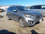 2018 Kia Sorento 3.3l Sxl Gray vin: 5XYPKDA51JG363929