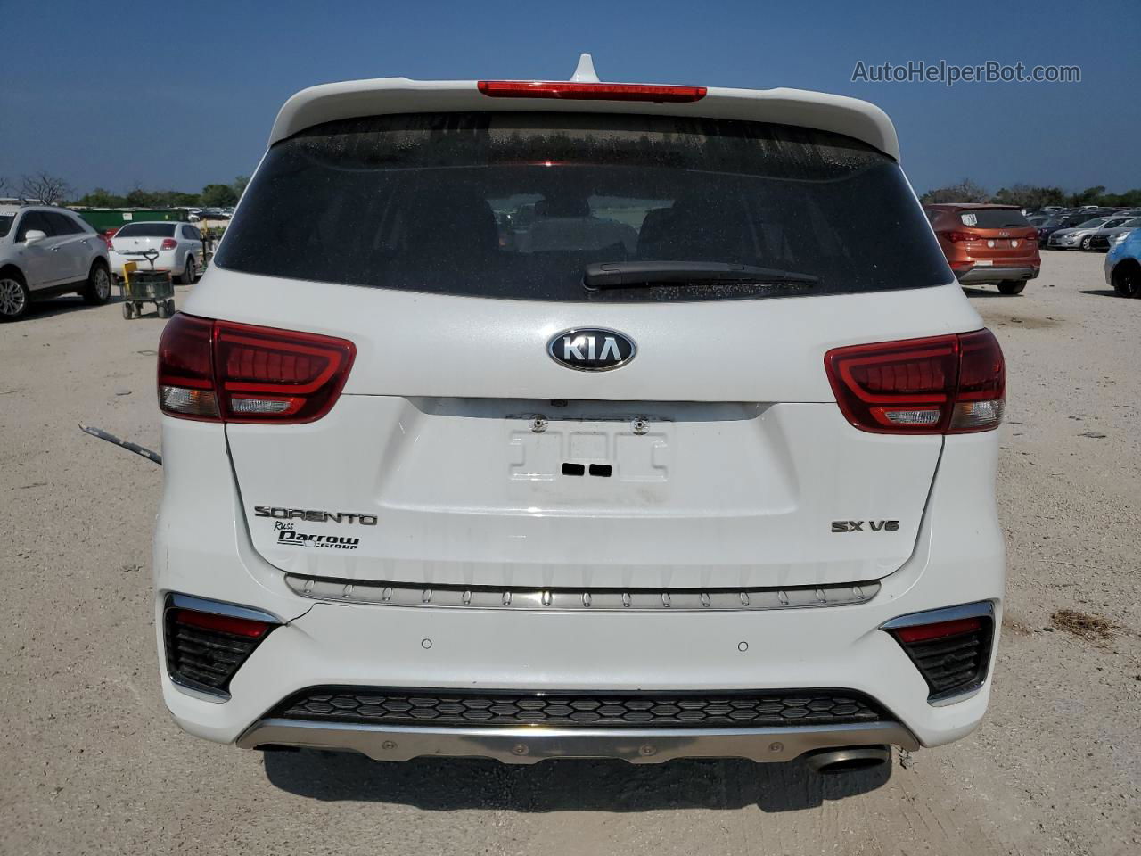 2020 Kia Sorento Sx White vin: 5XYPKDA51LG667006