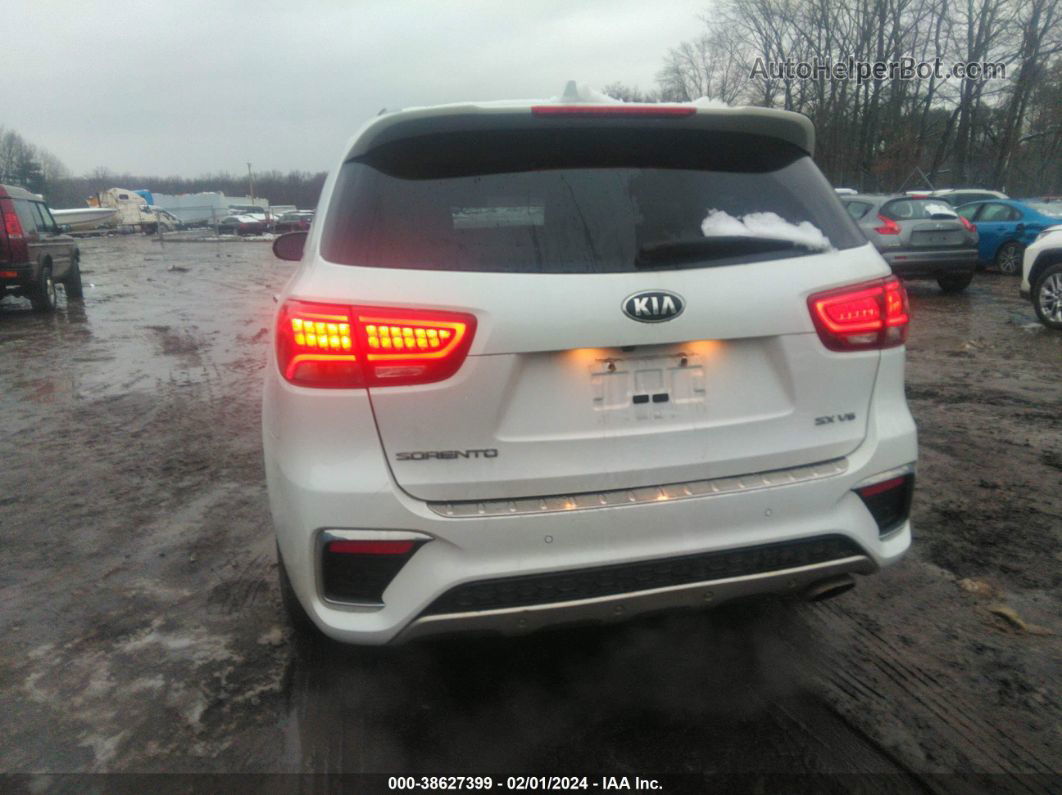 2020 Kia Sorento 3.3l Sx White vin: 5XYPKDA52LG675020