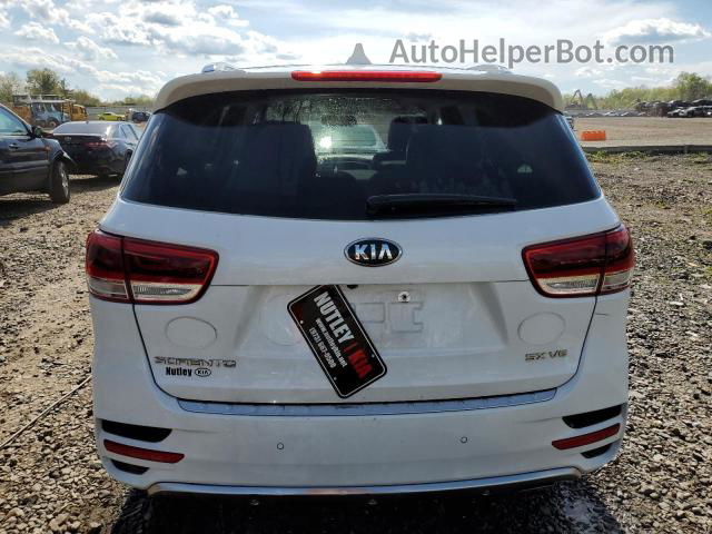 2017 Kia Sorento Sx Белый vin: 5XYPKDA53HG320946