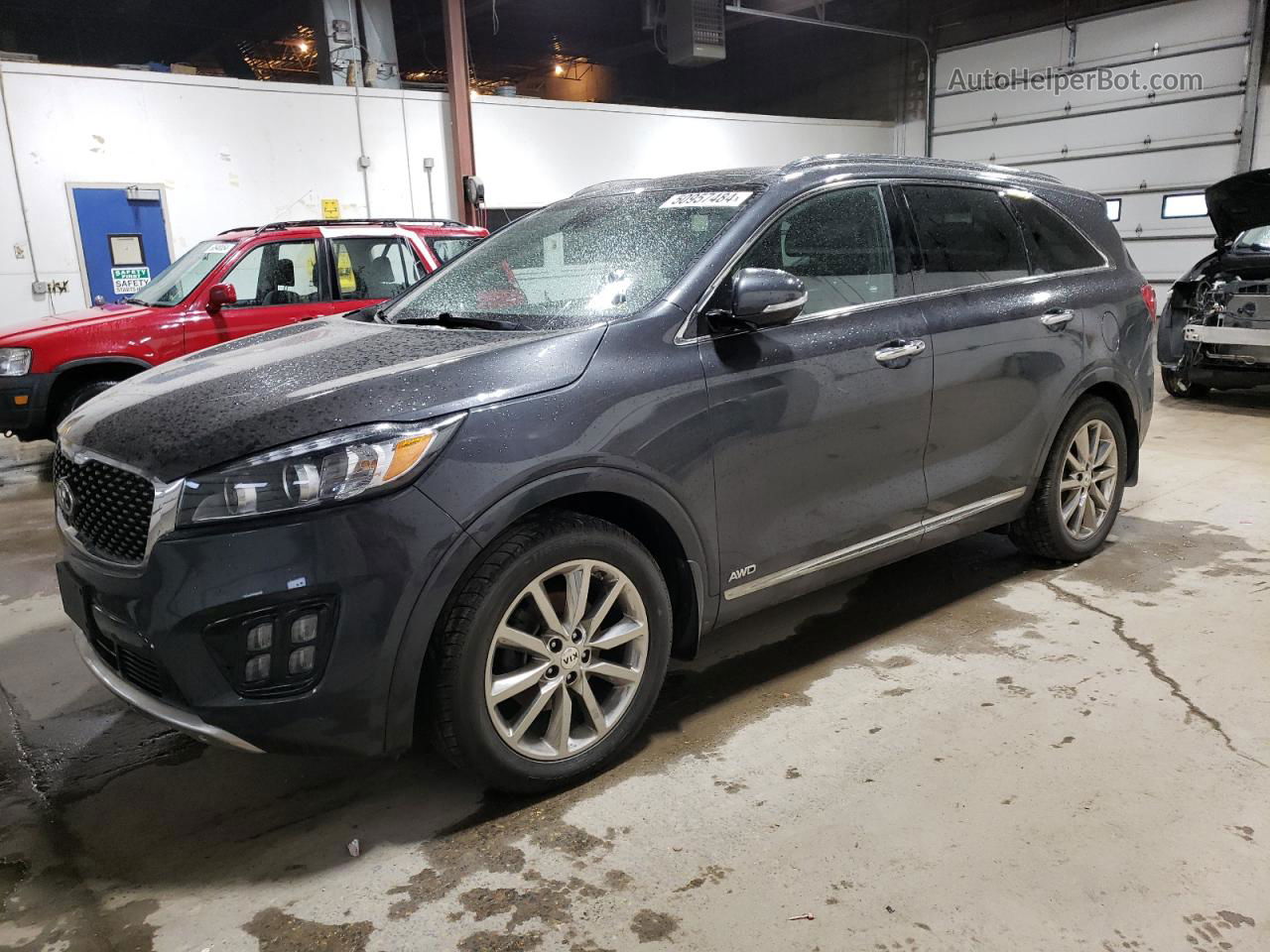 2017 Kia Sorento Sx Gray vin: 5XYPKDA53HG337794