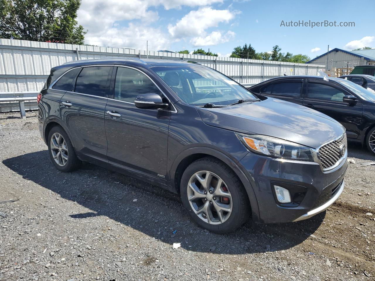 2017 Kia Sorento Sx Серый vin: 5XYPKDA54HG260613