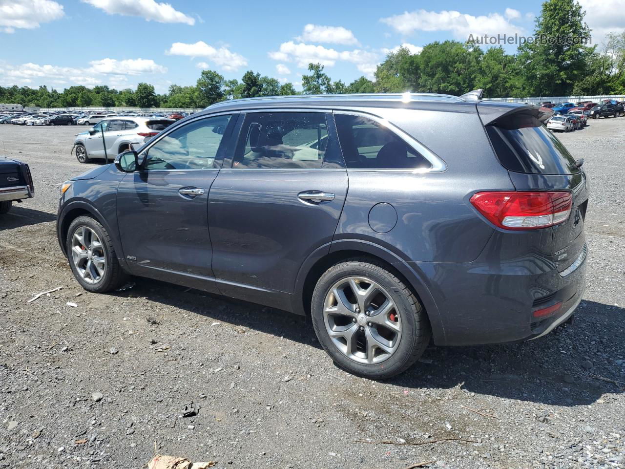 2017 Kia Sorento Sx Gray vin: 5XYPKDA54HG260613