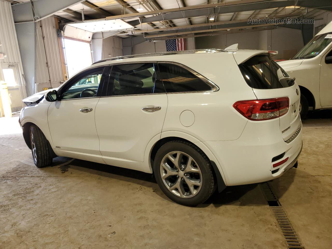 2017 Kia Sorento Sx White vin: 5XYPKDA55HG254514