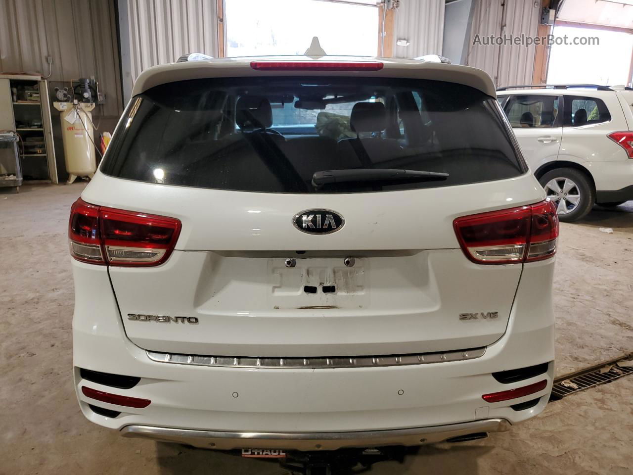 2017 Kia Sorento Sx White vin: 5XYPKDA55HG254514