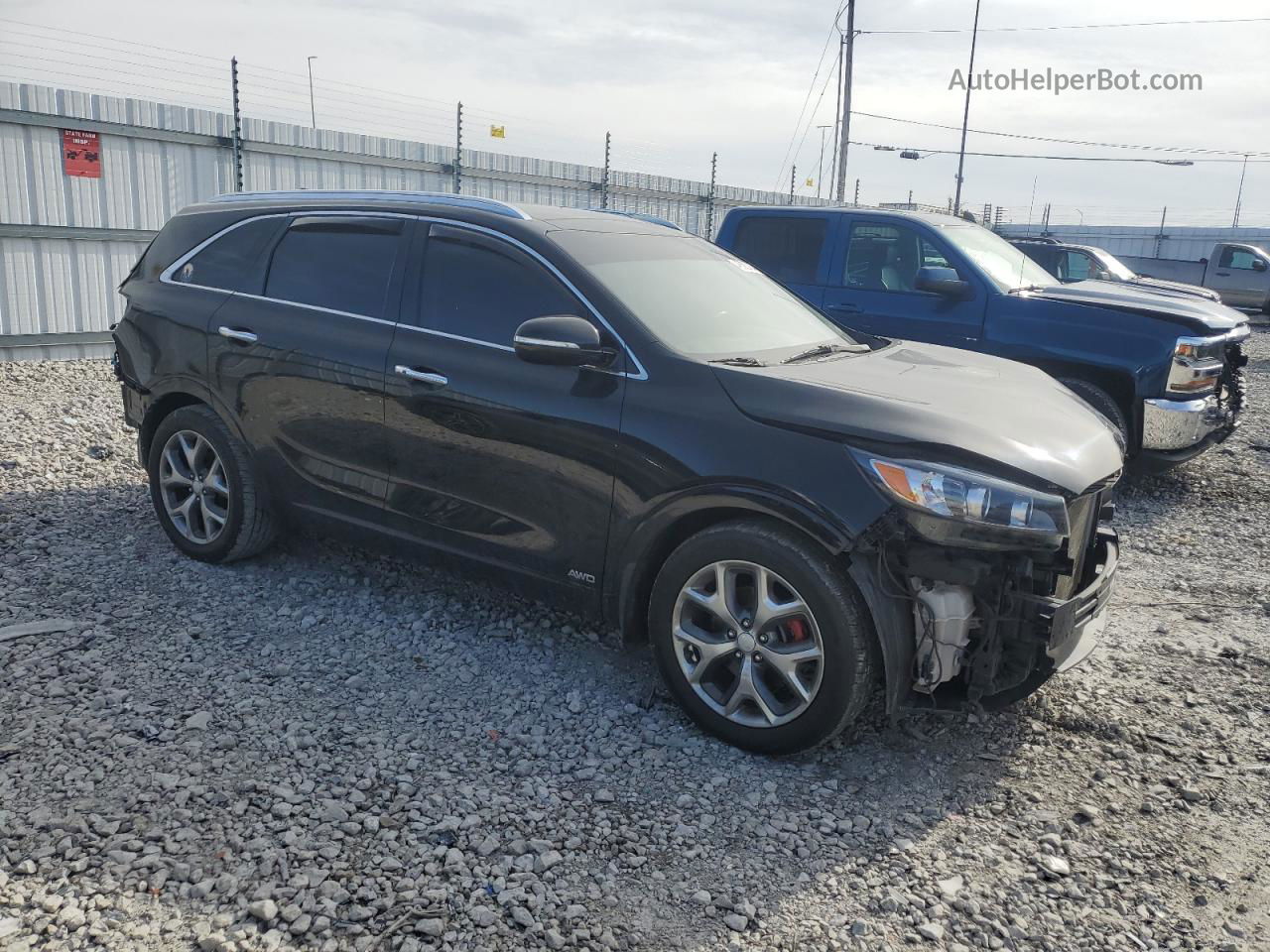 2017 Kia Sorento Sx Black vin: 5XYPKDA55HG338123