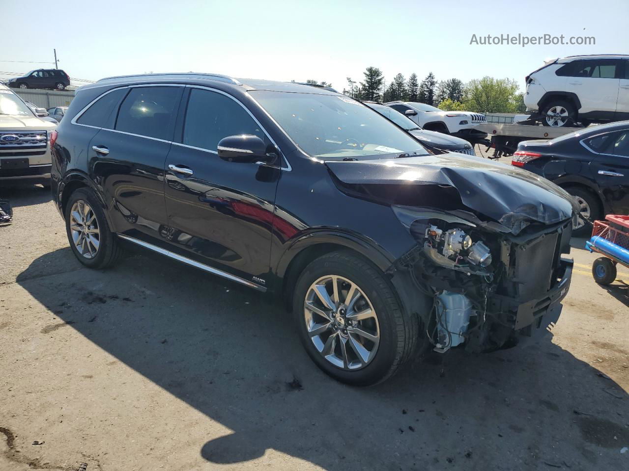 2017 Kia Sorento Sx Black vin: 5XYPKDA56HG236782