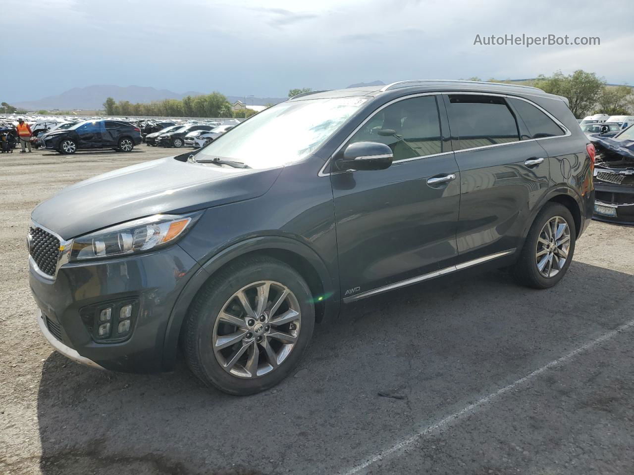 2018 Kia Sorento Sx Black vin: 5XYPKDA56JG347953