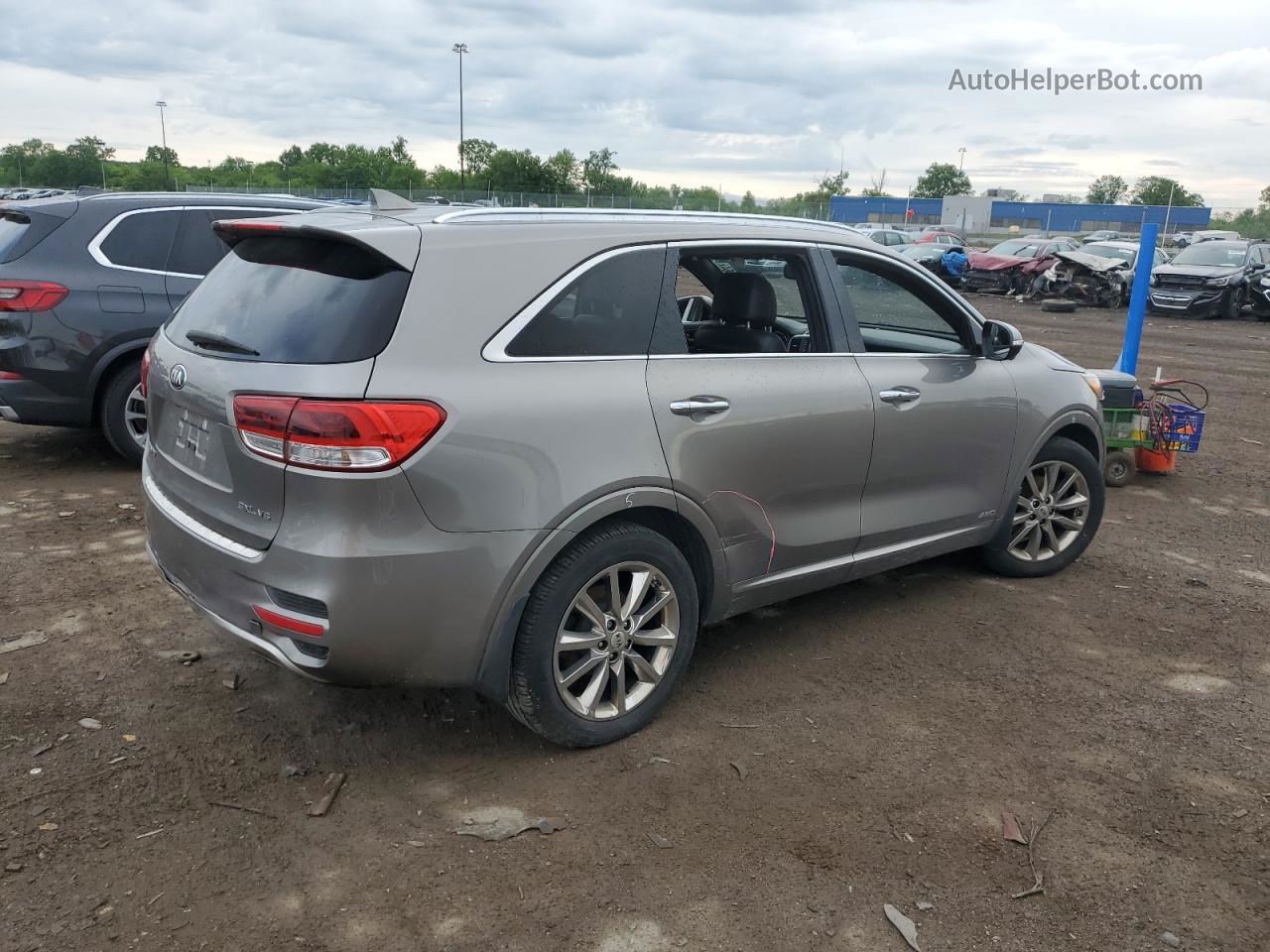 2017 Kia Sorento Sx Желто-коричневый vin: 5XYPKDA57HG304717