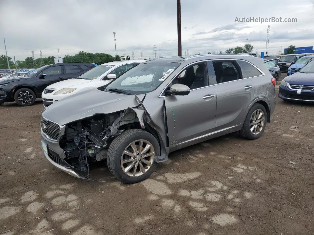 2017 Kia Sorento Sx Tan vin: 5XYPKDA57HG304717