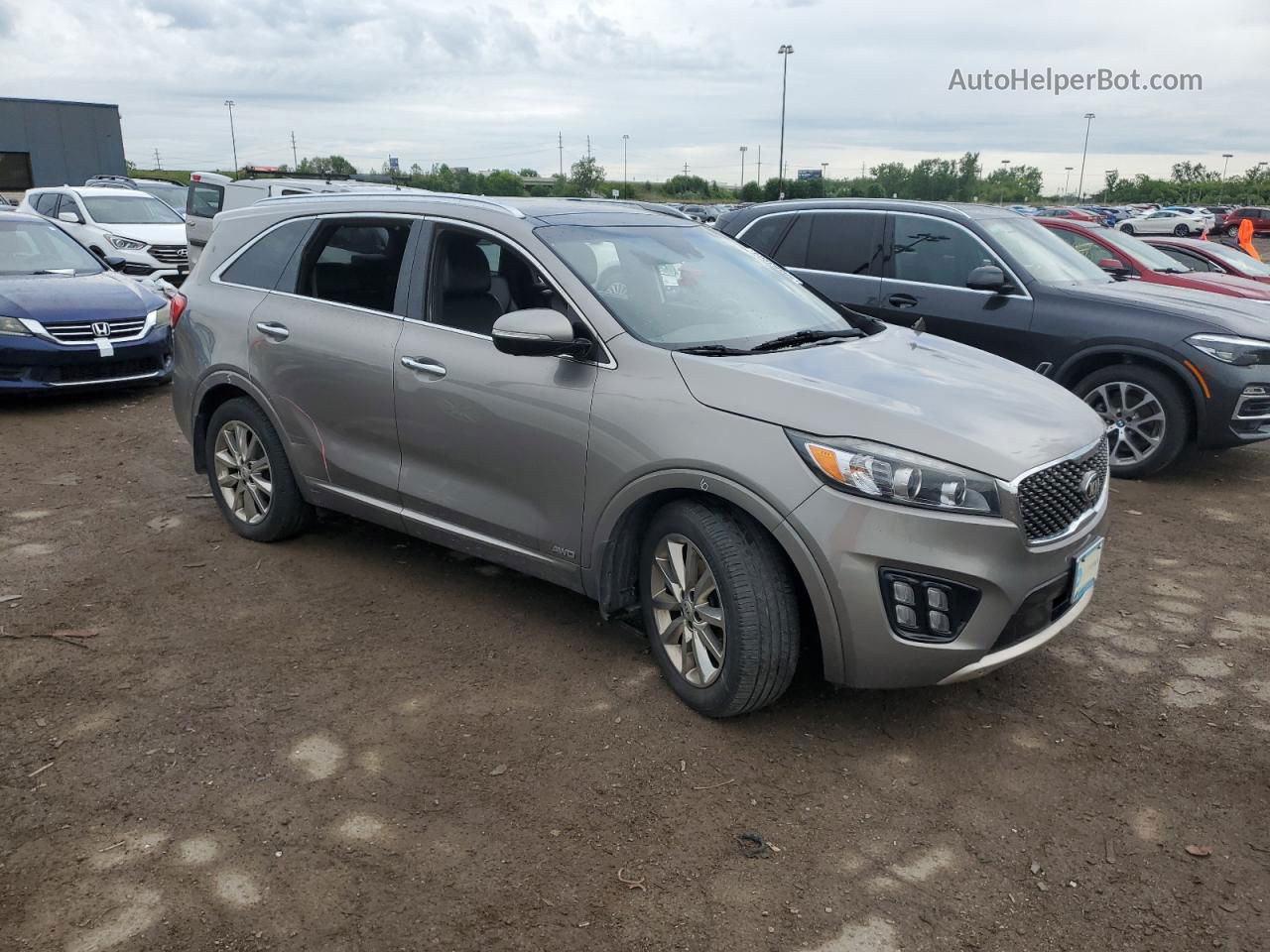 2017 Kia Sorento Sx Tan vin: 5XYPKDA57HG304717