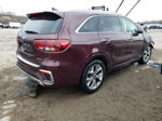 2020 Kia Sorento Sx Burgundy vin: 5XYPKDA58LG649490