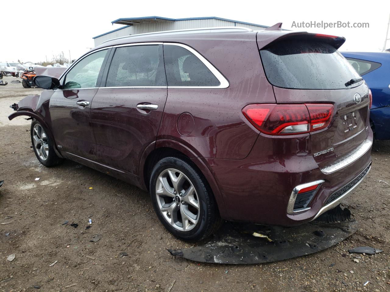 2020 Kia Sorento Sx Burgundy vin: 5XYPKDA58LG649490