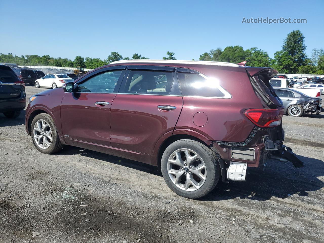 2020 Kia Sorento Sx Red vin: 5XYPKDA58LG694204