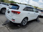 2018 Kia Sorento Sx White vin: 5XYPKDA59JG384706