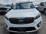 2018 Kia Sorento Sx White vin: 5XYPKDA59JG384706