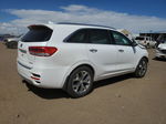 2018 Kia Sorento Sx White vin: 5XYPKDA59JG389596