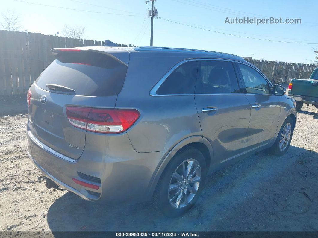 2017 Kia Sorento 3.3l Sx Серый vin: 5XYPKDA5XHG203347