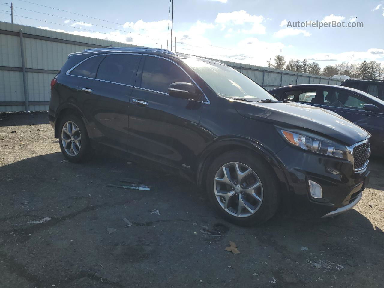 2017 Kia Sorento Sx Black vin: 5XYPKDA5XHG304534