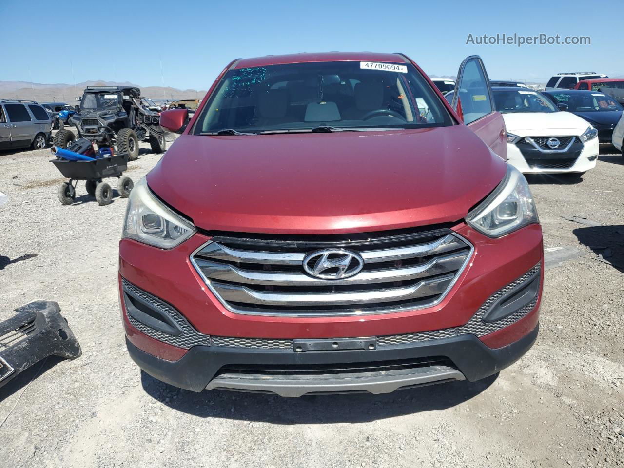 2014 Hyundai Santa Fe Sport  Красный vin: 5XYZT3LB0EG225467