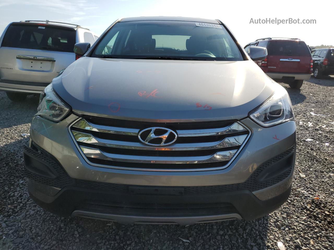 2015 Hyundai Santa Fe Sport  Gray vin: 5XYZT3LB0FG298193