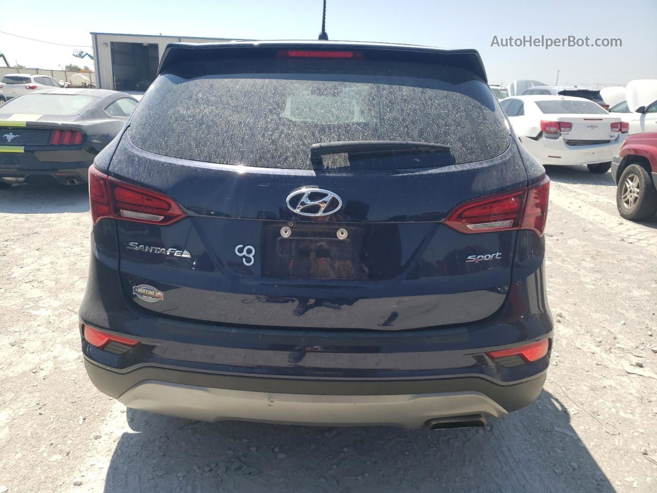 2018 Hyundai Santa Fe Sport  Blue vin: 5XYZT3LB0JG505139