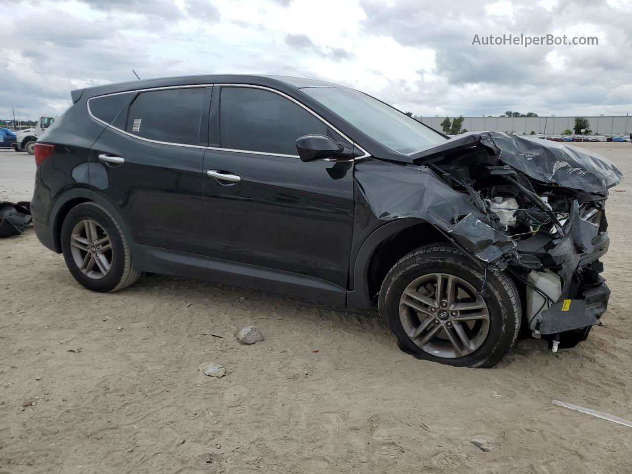 2018 Hyundai Santa Fe Sport  Black vin: 5XYZT3LB0JG541011