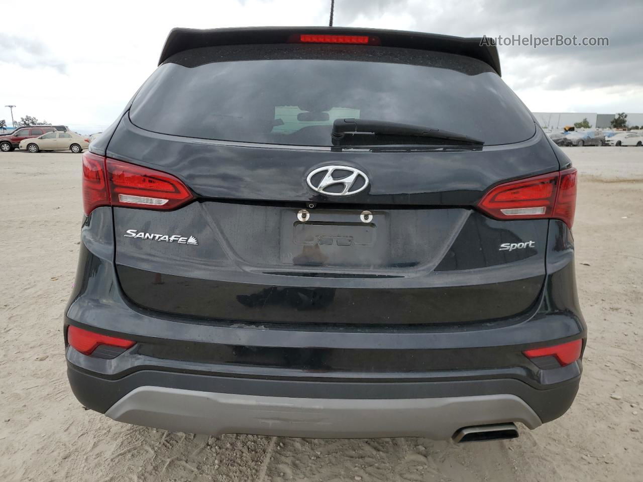 2018 Hyundai Santa Fe Sport  Black vin: 5XYZT3LB0JG541011