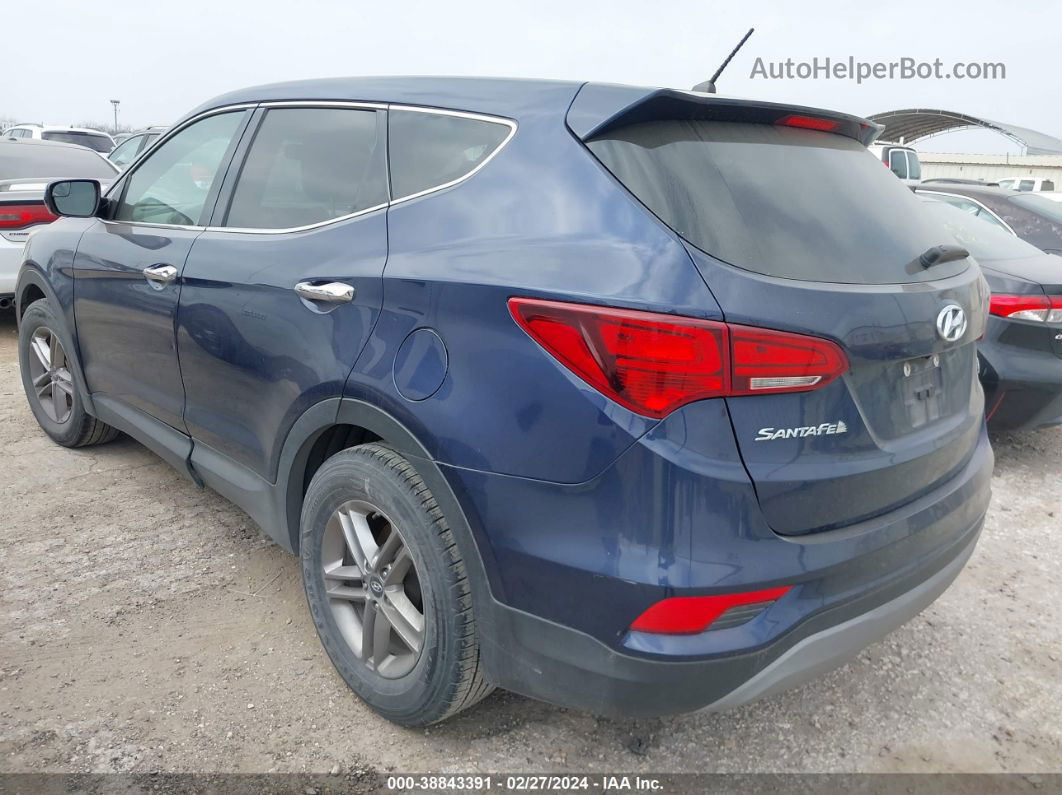 2018 Hyundai Santa Fe Sport   Blue vin: 5XYZT3LB0JG543132